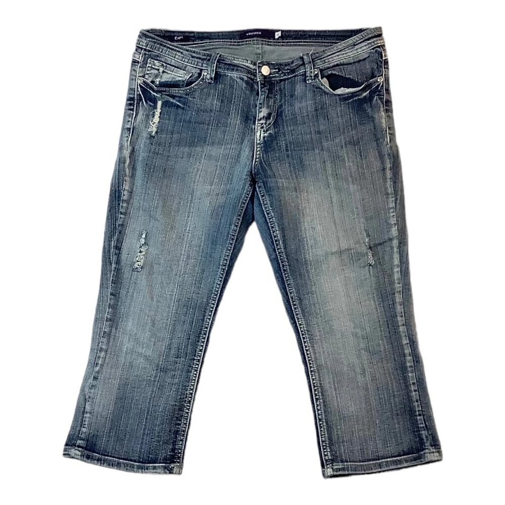 Vigoss Capri Blue Denim Jeans Mid Rise Women's Size 11